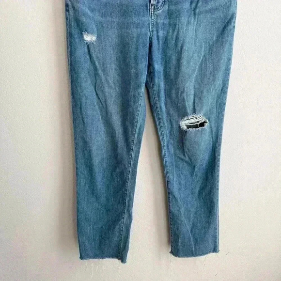 Madewell The Perfect Vintage High Rise Distressed Raw Hem Jeans Women’s Size 31 - Picture 6 of 14